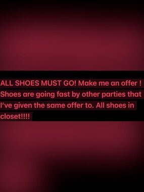 ALL SHOES MUST GO